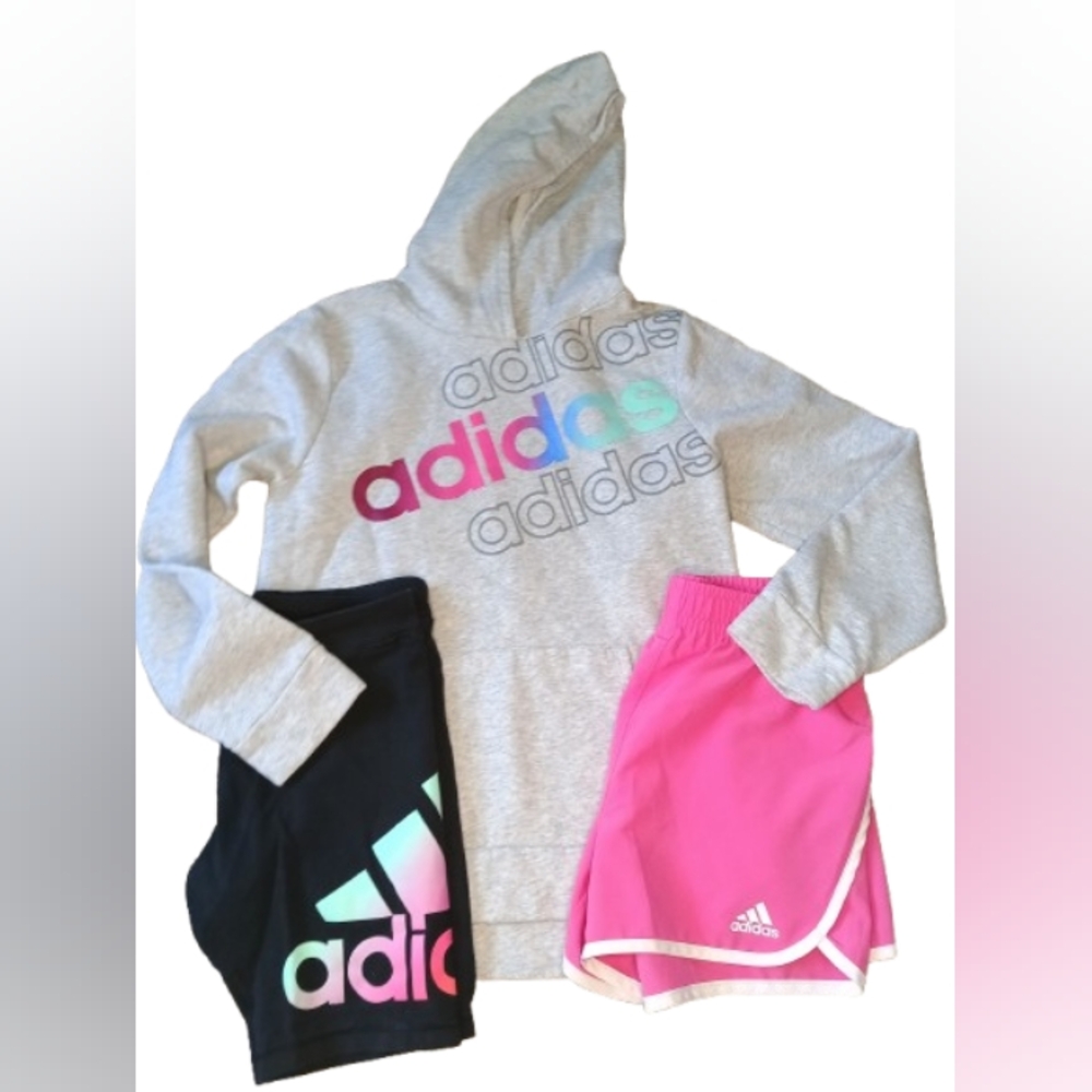 Adidas Girls Sz 10/12 Bundle (5 Items)